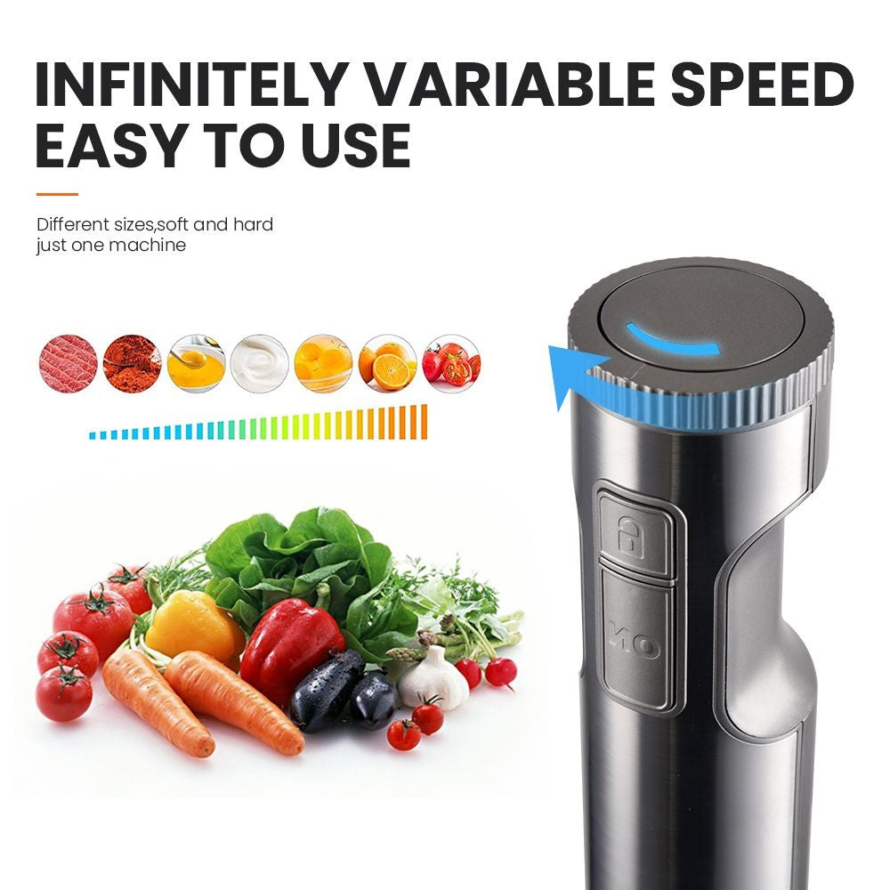 Miui liquidificador de mistura manual 1000w poderoso 4 em 1, misturador de alime